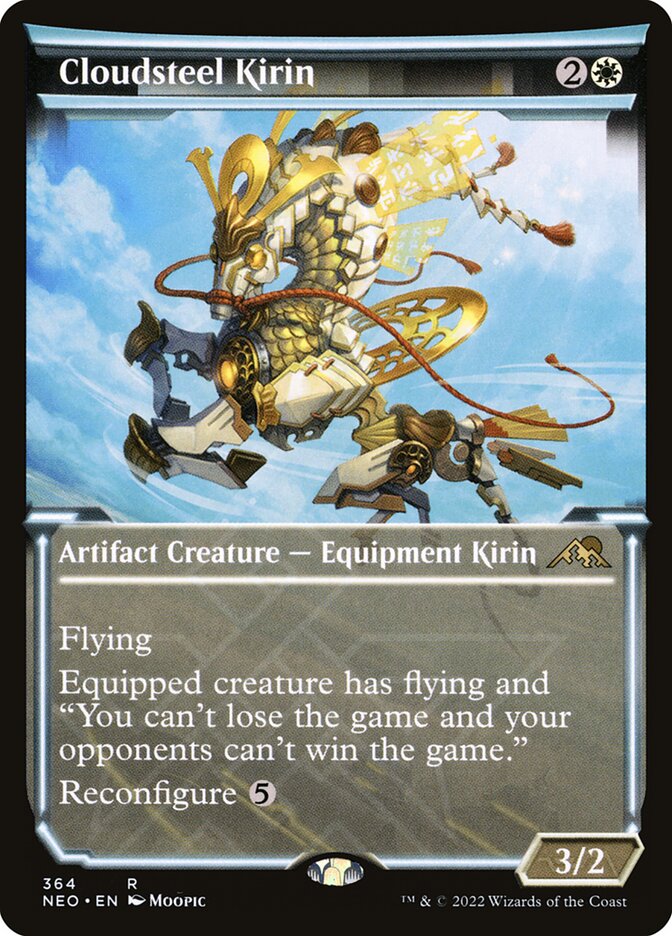 Cloudsteel Kirin NEO-364 Kamigawa: Neon Dynasty Magic card