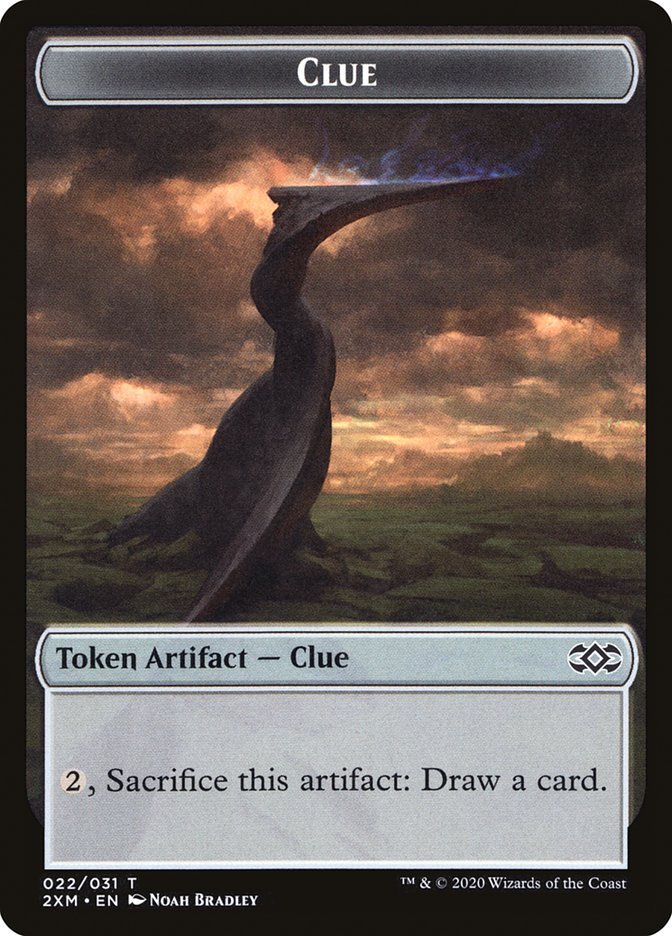 Clue T2XM-22 Double Masters Tokens Magic card