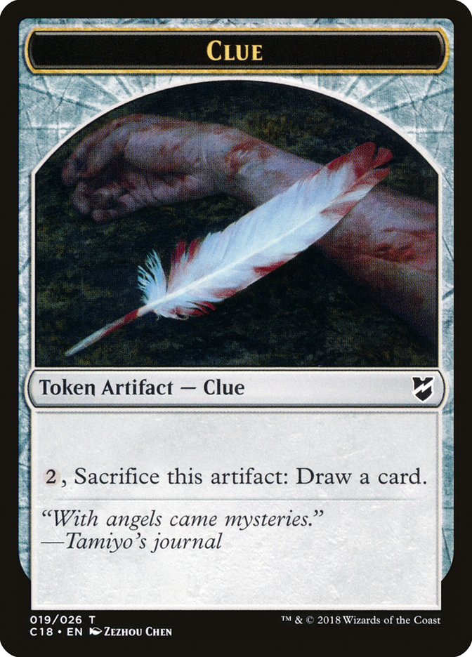 Clue TC18-19 Commander 2018 Tokens Magic card