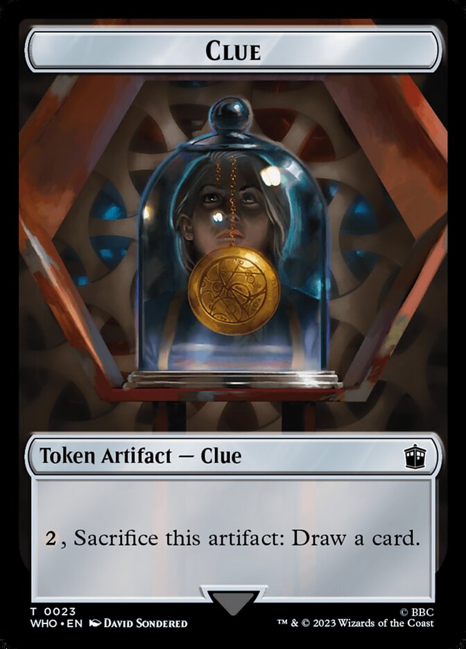 Clue TWHO-23 Doctor Who Tokens Magic card