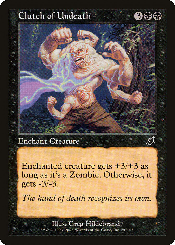 Clutch of Undeath SCG-61 Scourge Magic card