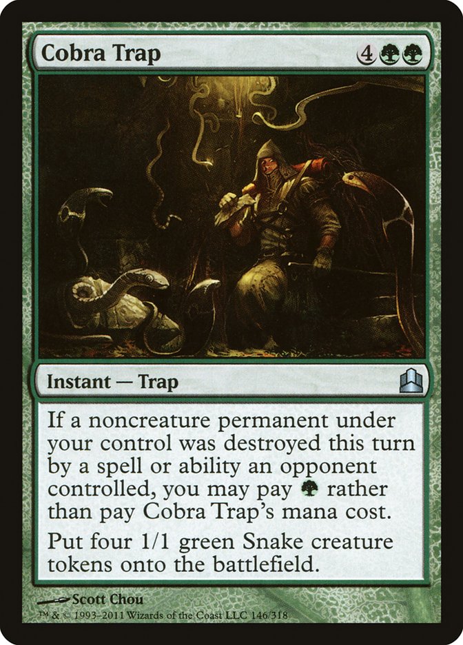 Cobra Trap CMD-146 Commander 2011 Magic card
