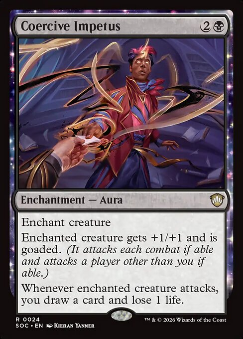 Coercive Impetus SOC-24 Secrets of Strixhaven Commander Magic card