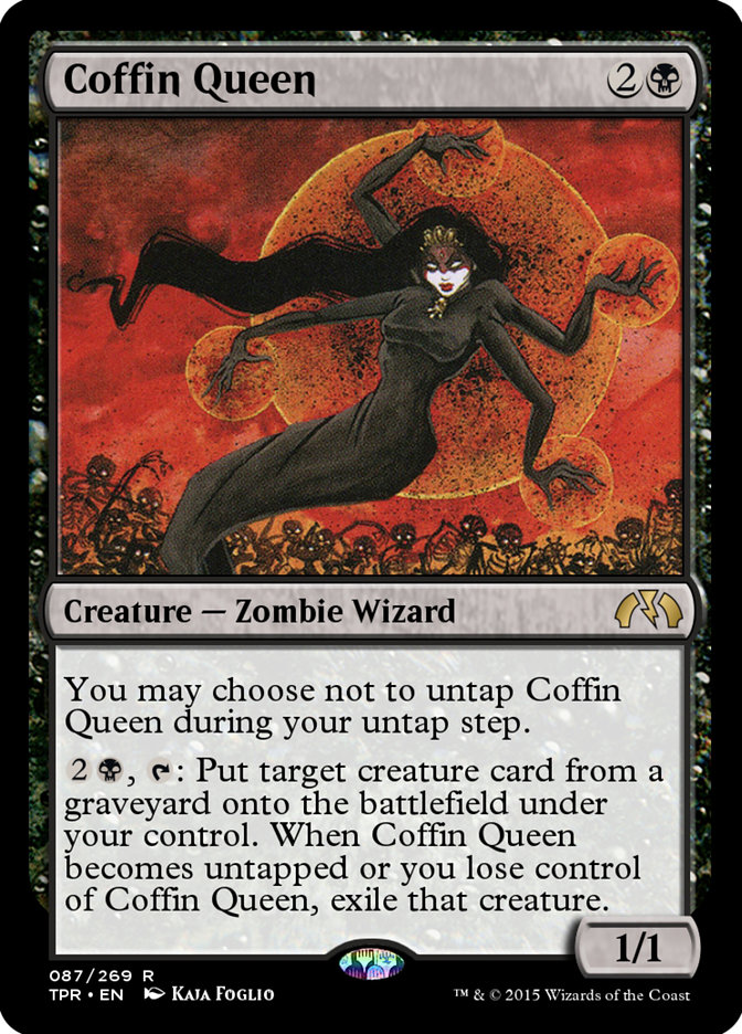 Coffin Queen TPR-87 Tempest Remastered Magic card