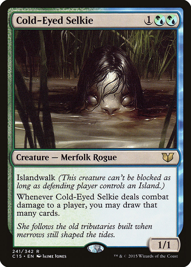 Cold-Eyed Selkie C15-241 Commander 2015 Magic card