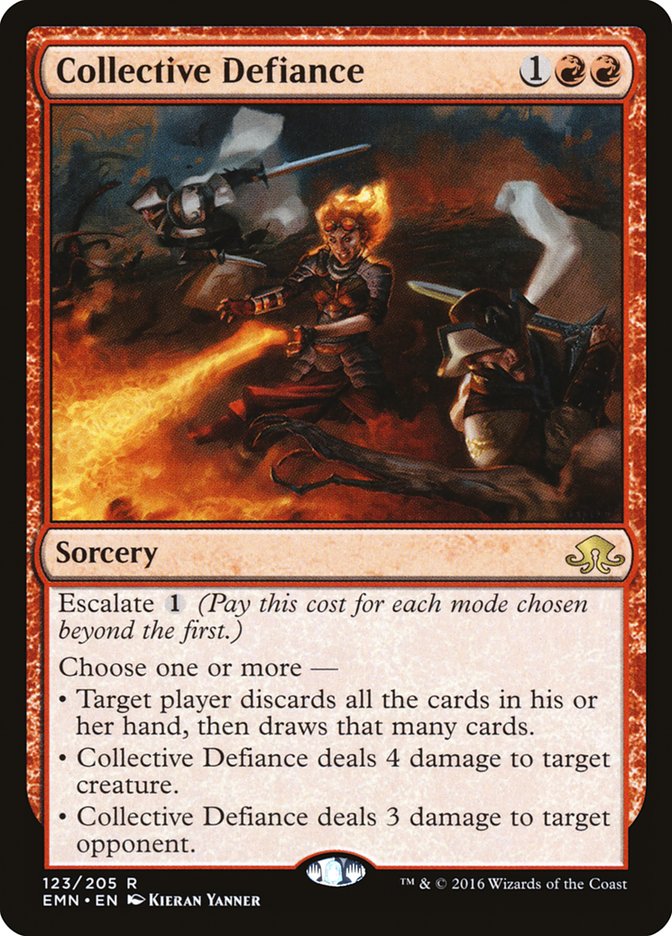 Collective Defiance EMN-123 Eldritch Moon Magic card
