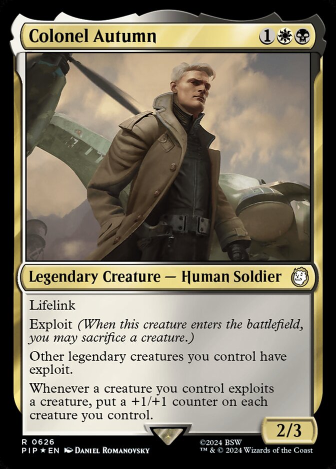Colonel Autumn PIP-626 Fallout Magic card
