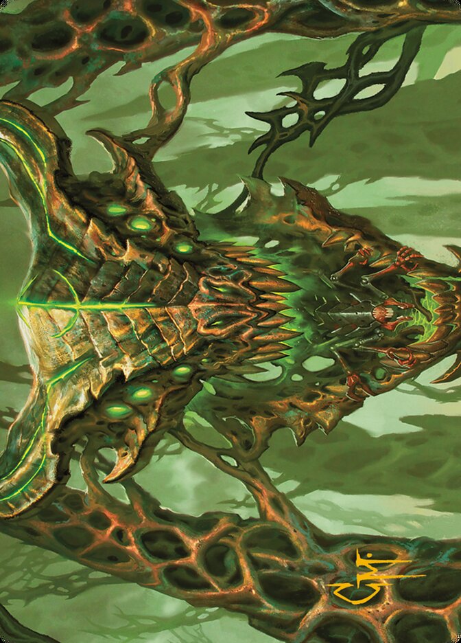 Colossal Dreadmask // Colossal Dreadmask AMH3-8 Modern Horizons 3 Art Series Magic card