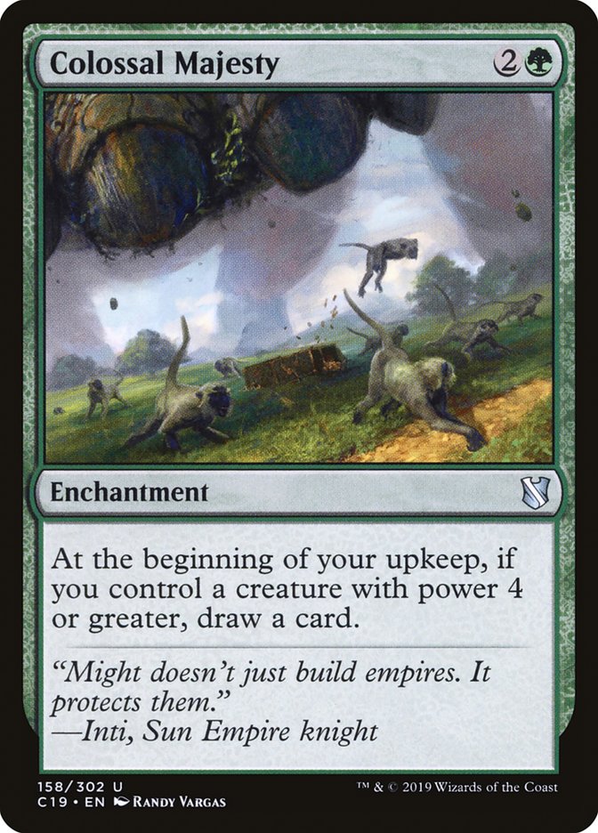 Colossal Majesty C19-158 Commander 2019 Magic card