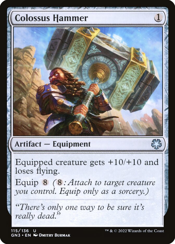 Colossus Hammer GN3-115 Game Night: Free-for-All Magic card