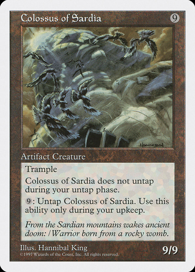 Colossus of Sardia 5ED-358 Fifth Edition Magic card