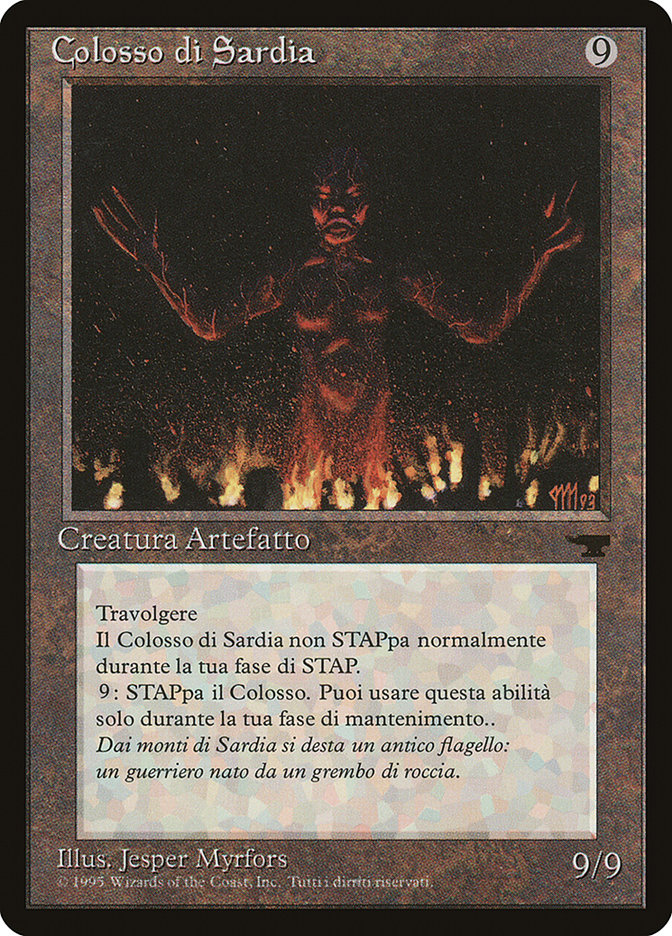 Colossus of Sardia RIN-111 Rinascimento Magic card