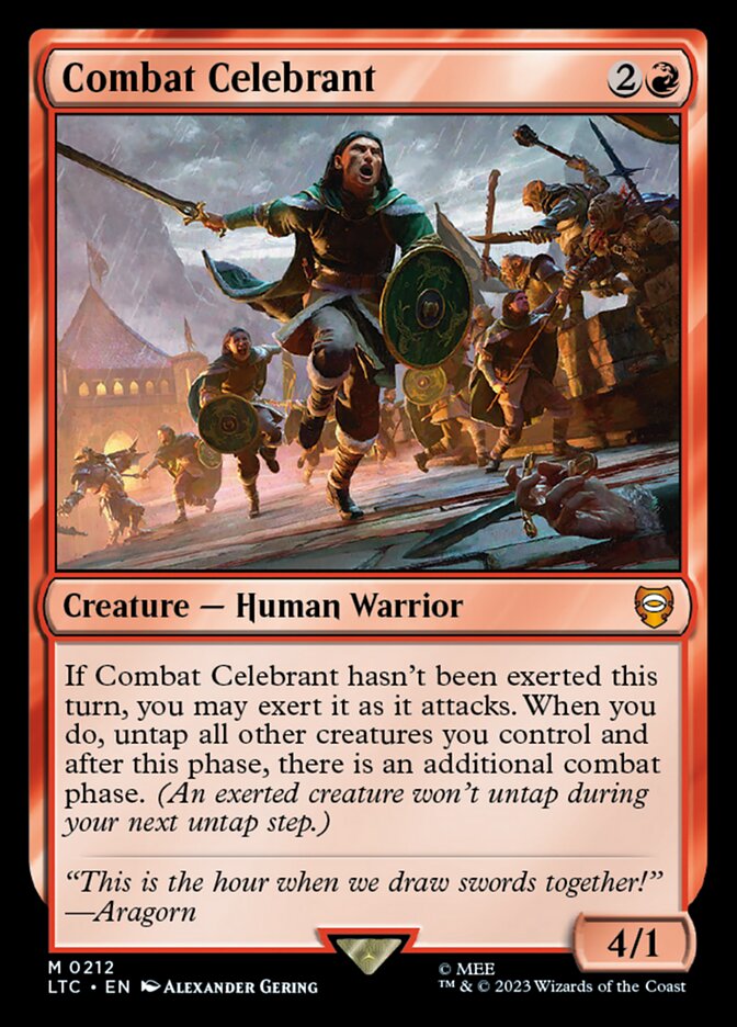 Combat Celebrant LTC-212 Tales of Middle-earth Commander Magic card