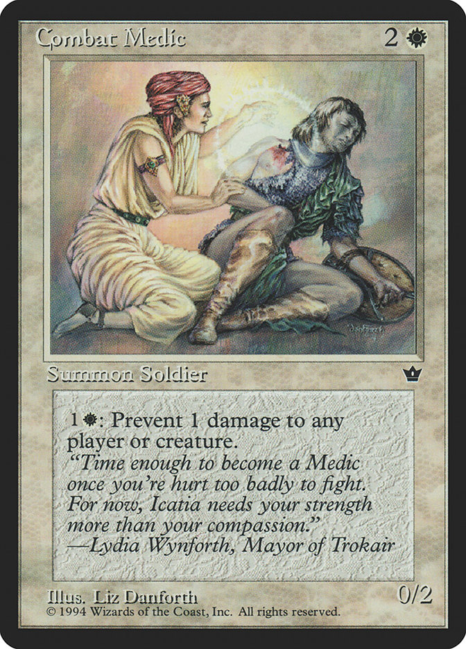 Combat Medic FEM-1D Fallen Empires Magic card