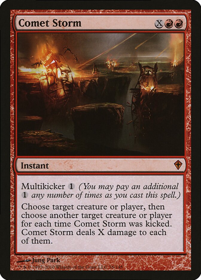 Comet Storm P10-76 Magic Player Rewards 2010 Magic card
