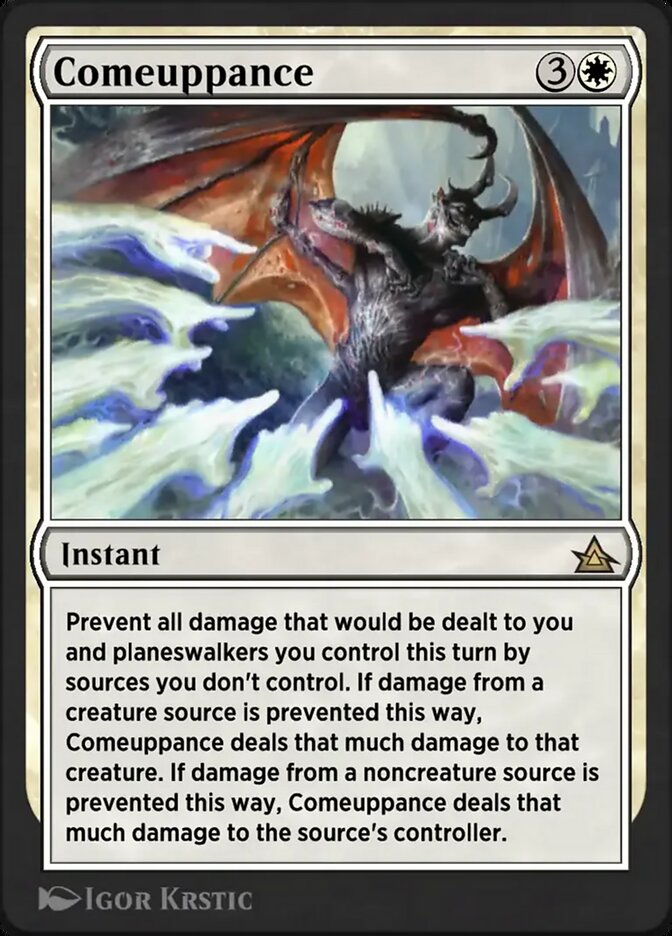 Comeuppance OMB-1 Through the Omenpaths Bonus Sheet Magic card
