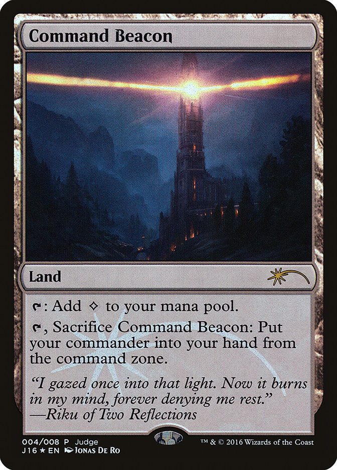 Command Beacon J16-4 Judge Gift Cards 2016 Magic card