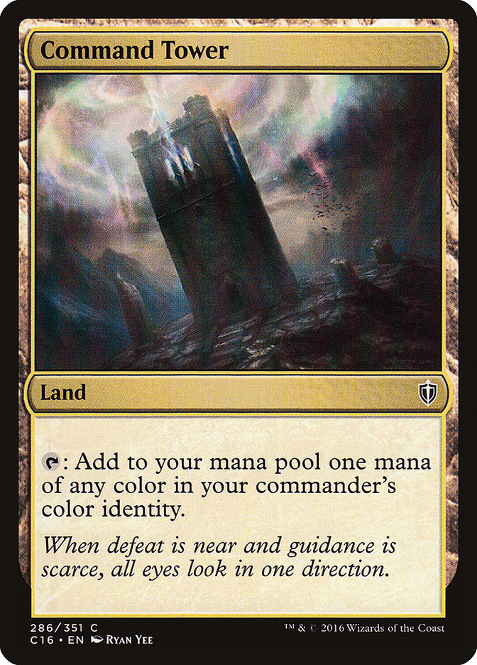 Command Tower C16-286 Commander 2016 Magic card