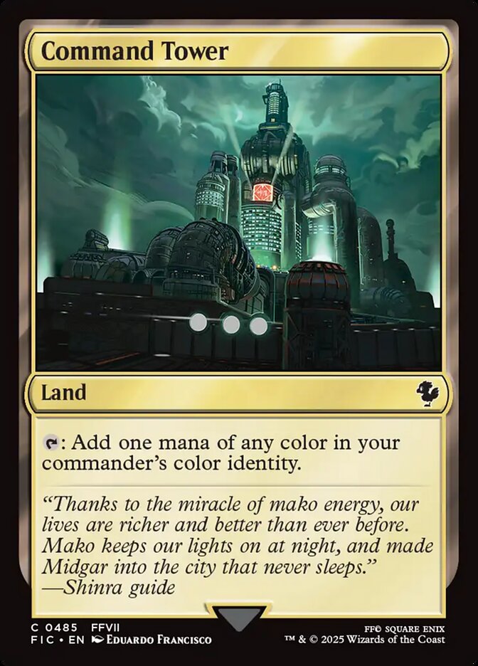 Command Tower FIC-485 Final Fantasy Commander Magic card