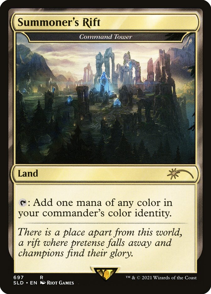 Command Tower SLD-697 Secret Lair Drop Magic card