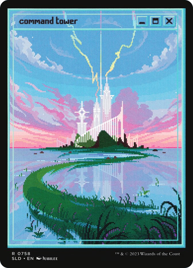 Command Tower SLD-758 Secret Lair Drop Magic card