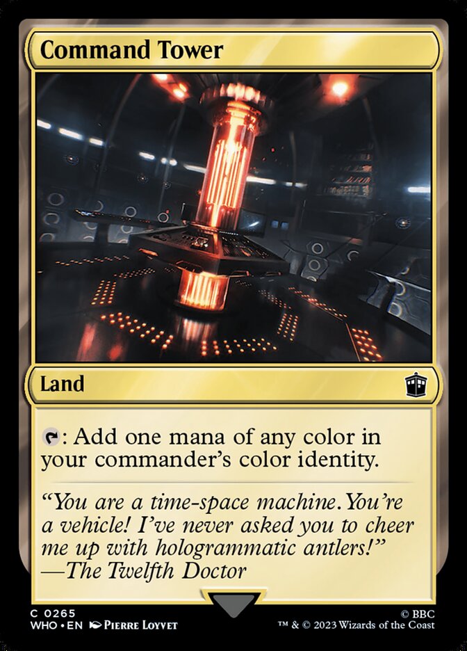 Command Tower WHO-265 Doctor Who Magic card
