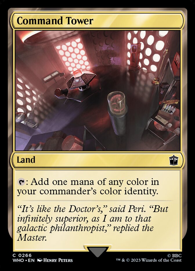 Command Tower WHO-266 Doctor Who Magic card