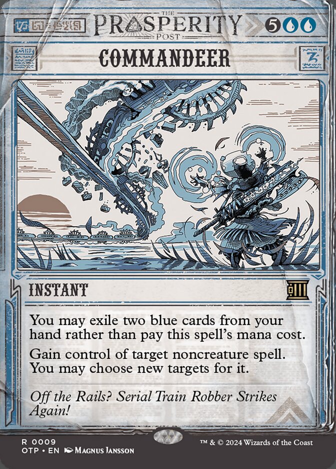 Commandeer OTP-9 Breaking News Magic card