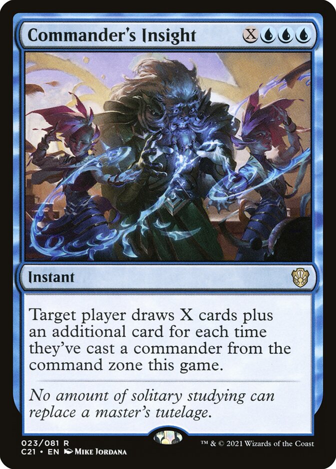 Commander's Insight C21-23 Commander 2021 Magic card