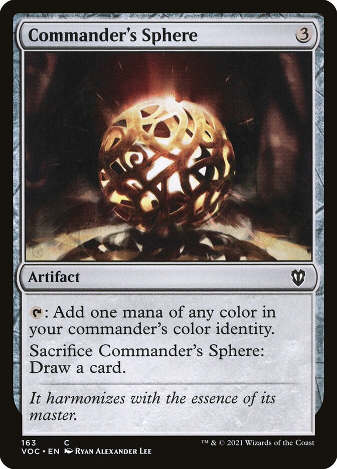 Commander's Sphere VOC-163 Crimson Vow Commander Magic card