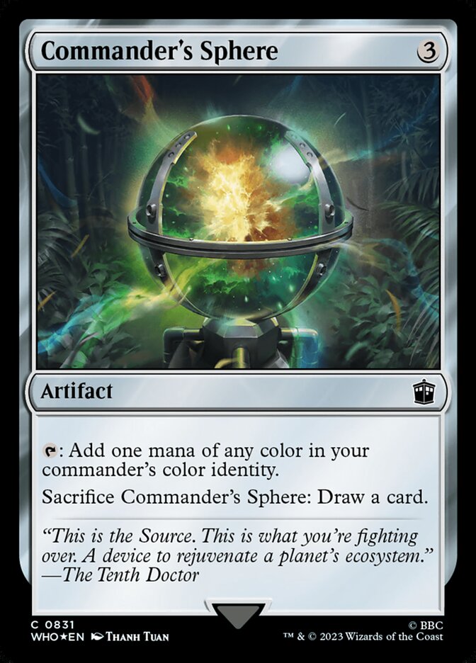 Commander's Sphere WHO-831 Doctor Who Magic card