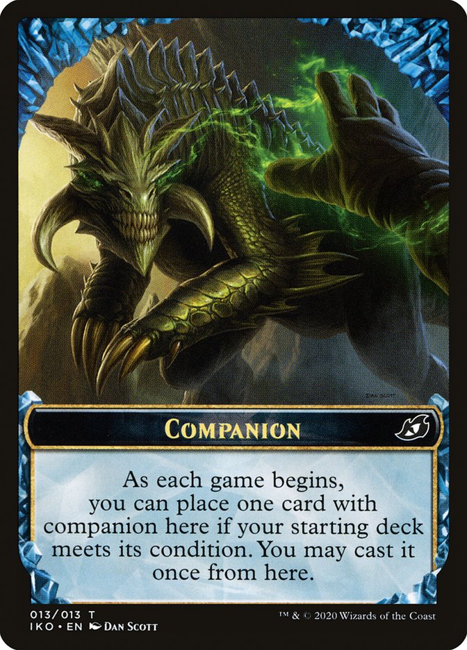 Companion TIKO-13 Ikoria: Lair of Behemoths Tokens Magic card