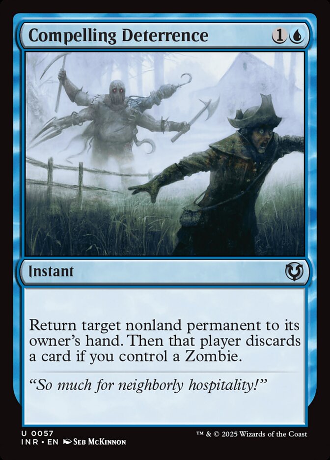 Compelling Deterrence INR-57 Innistrad Remastered Magic card