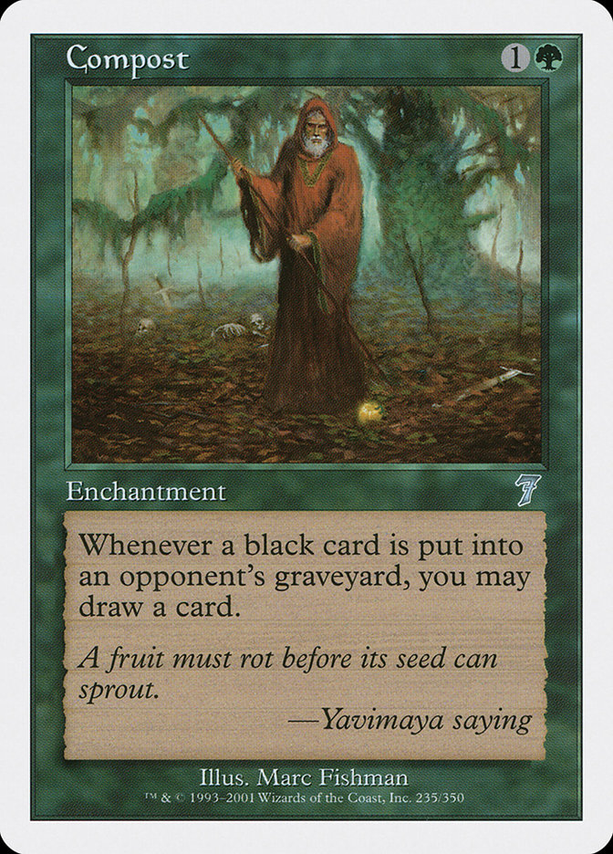 Compost 7ED-235 Seventh Edition Magic card