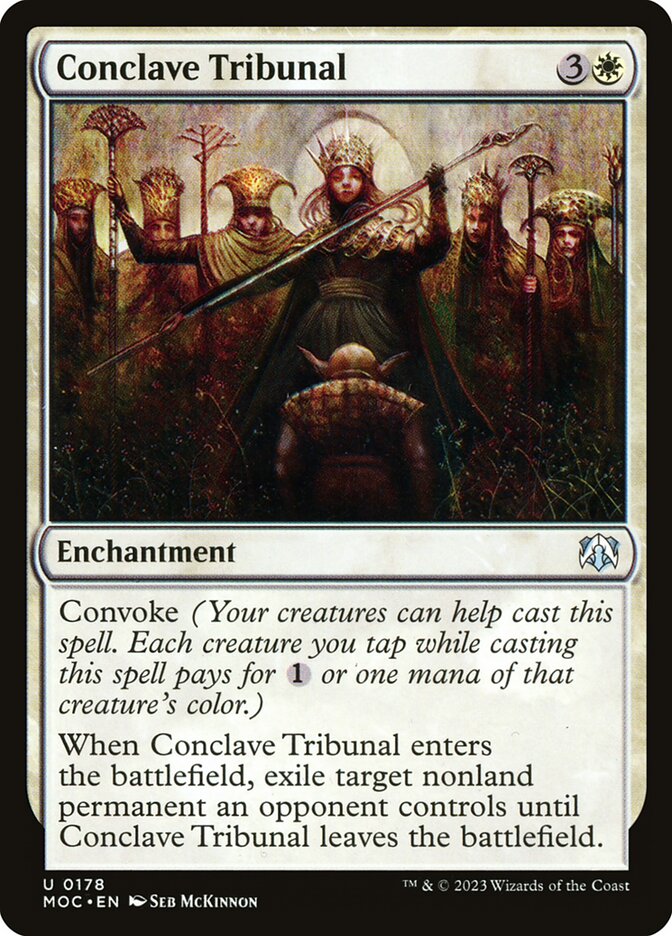 Conclave Tribunal MOC-178 March of the Machine Commander Magic card