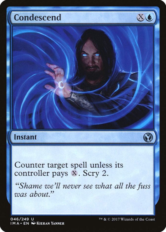 Condescend IMA-46 Iconic Masters Magic card