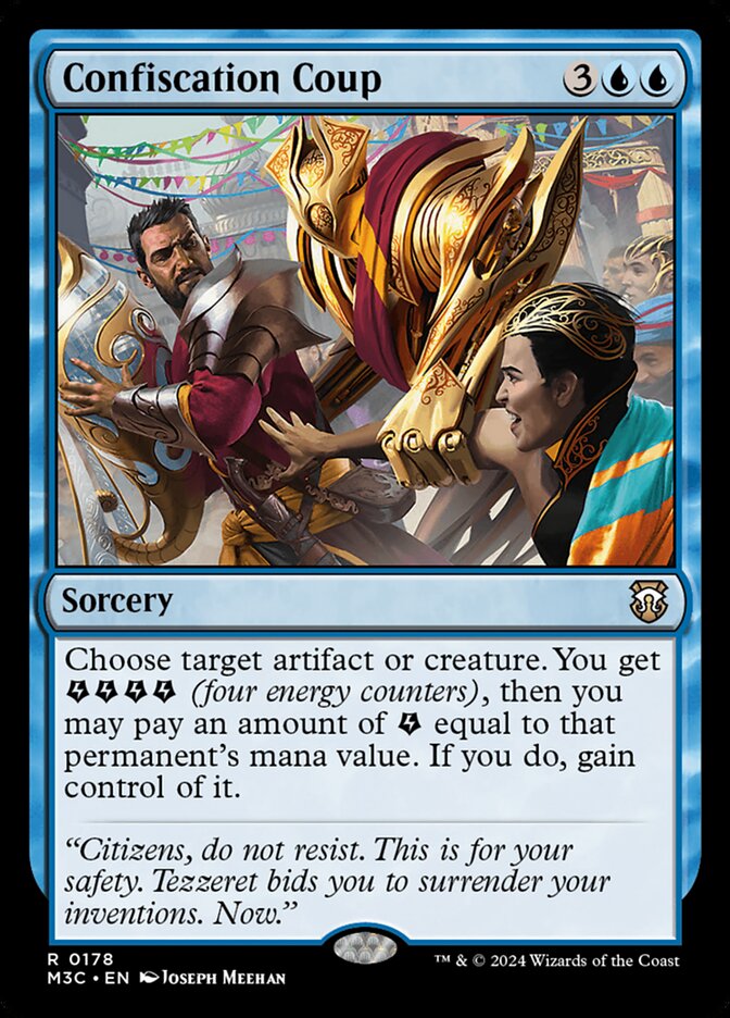 Confiscation Coup M3C-178 Modern Horizons 3 Commander Magic card