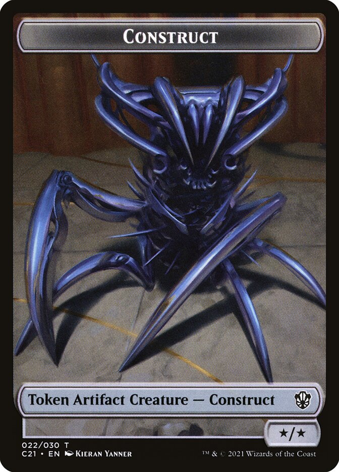Construct TC21-22 Commander 2021 Tokens Magic card
