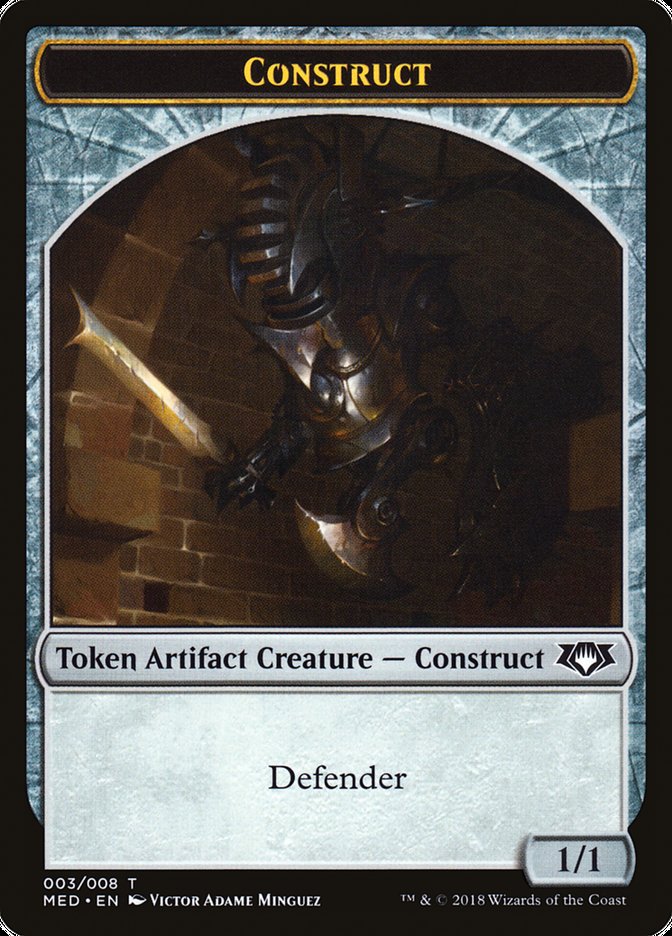 Construct TMED-G3 Mythic Edition Tokens Magic card