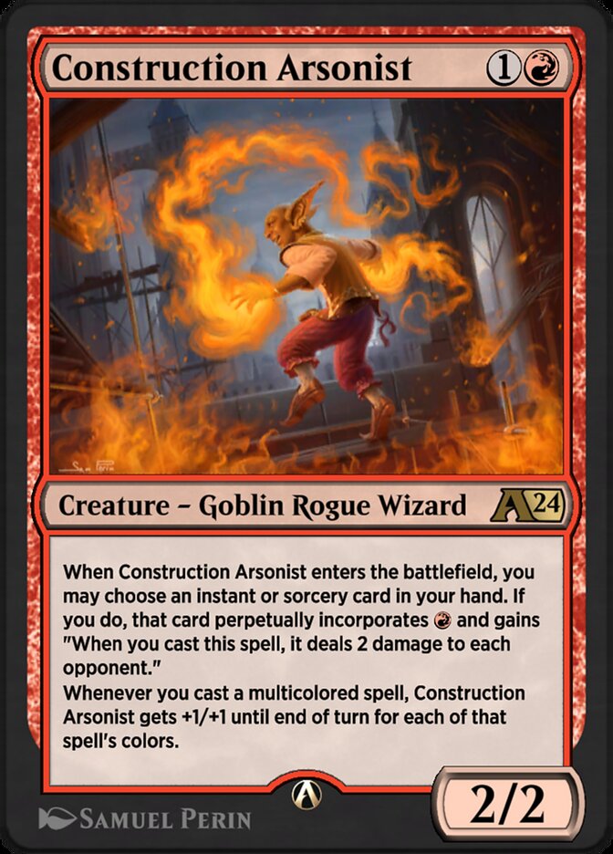 Construction Arsonist YMKM-15 Alchemy: Murders at Karlov Manor Magic card