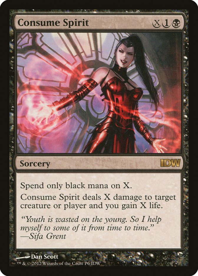 Consume Spirit PIDW-6 IDW Comics Inserts Magic card