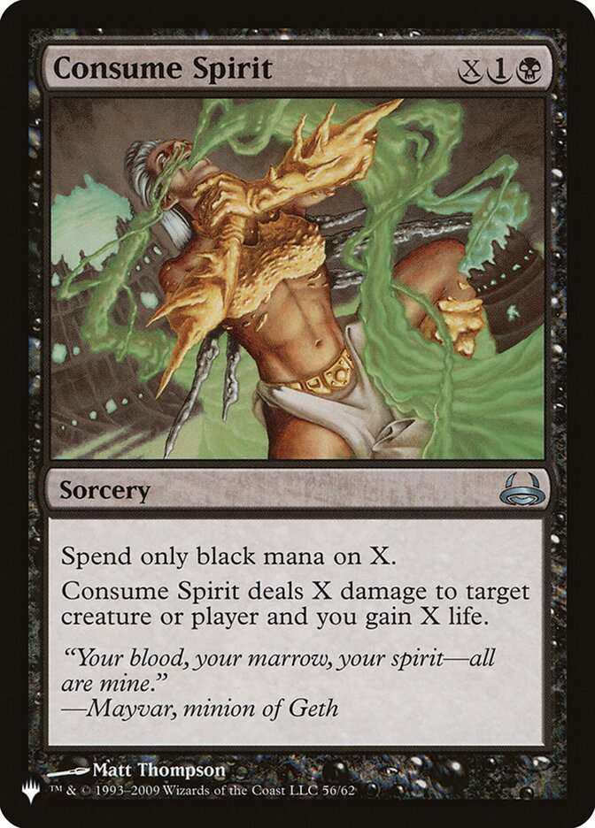 Consume Spirit PLST-DDC-56 The List Magic card