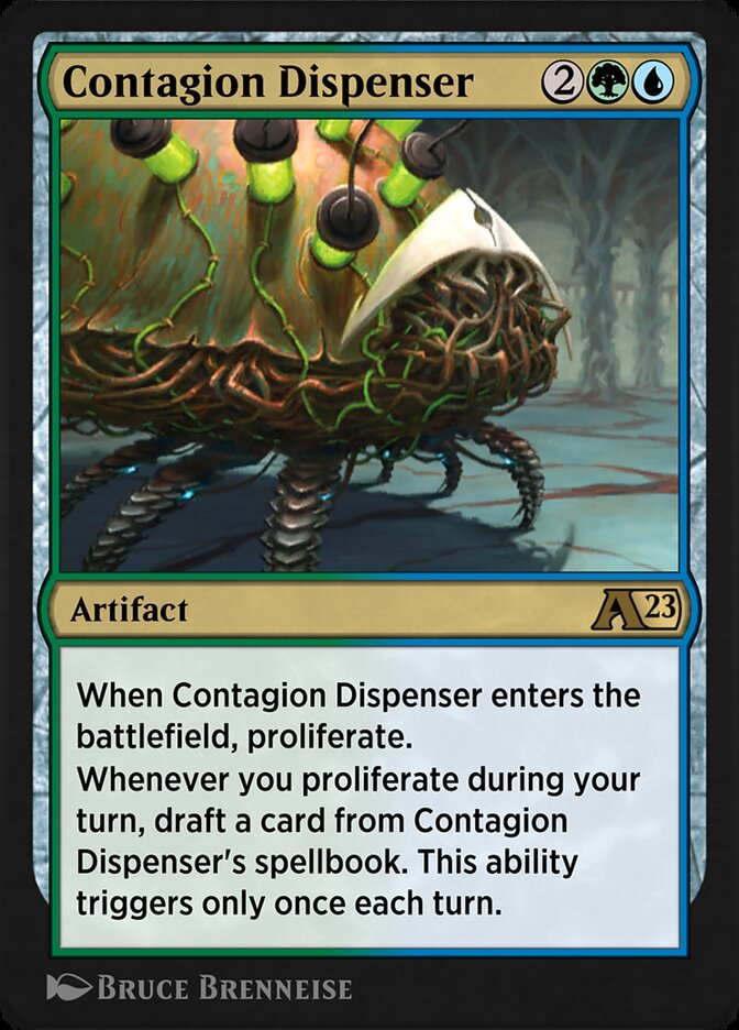 Contagion Dispenser YONE-19 Alchemy: Phyrexia Magic card