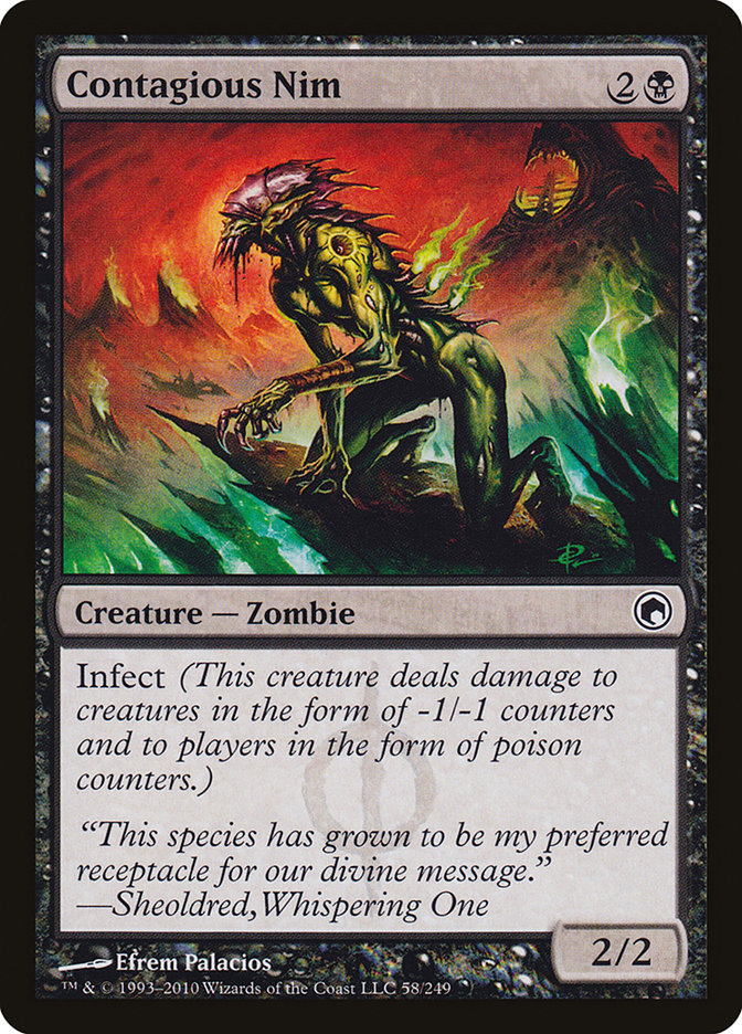 Contagious Nim SOM-58 Scars of Mirrodin Magic card