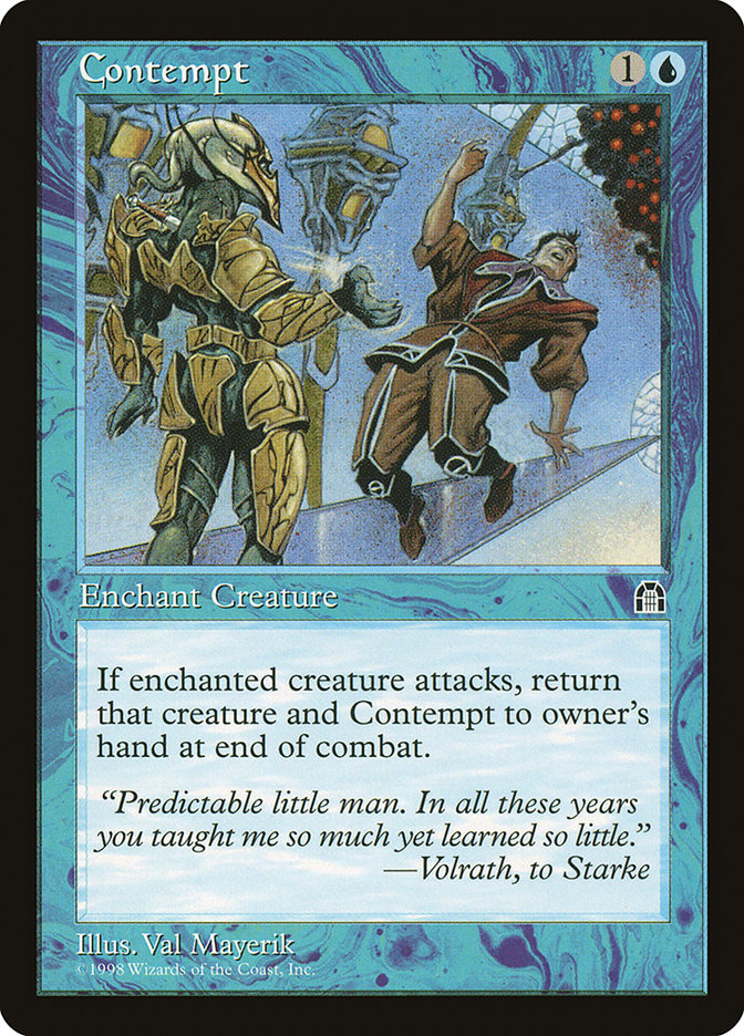 Contempt STH-27 Stronghold Magic card