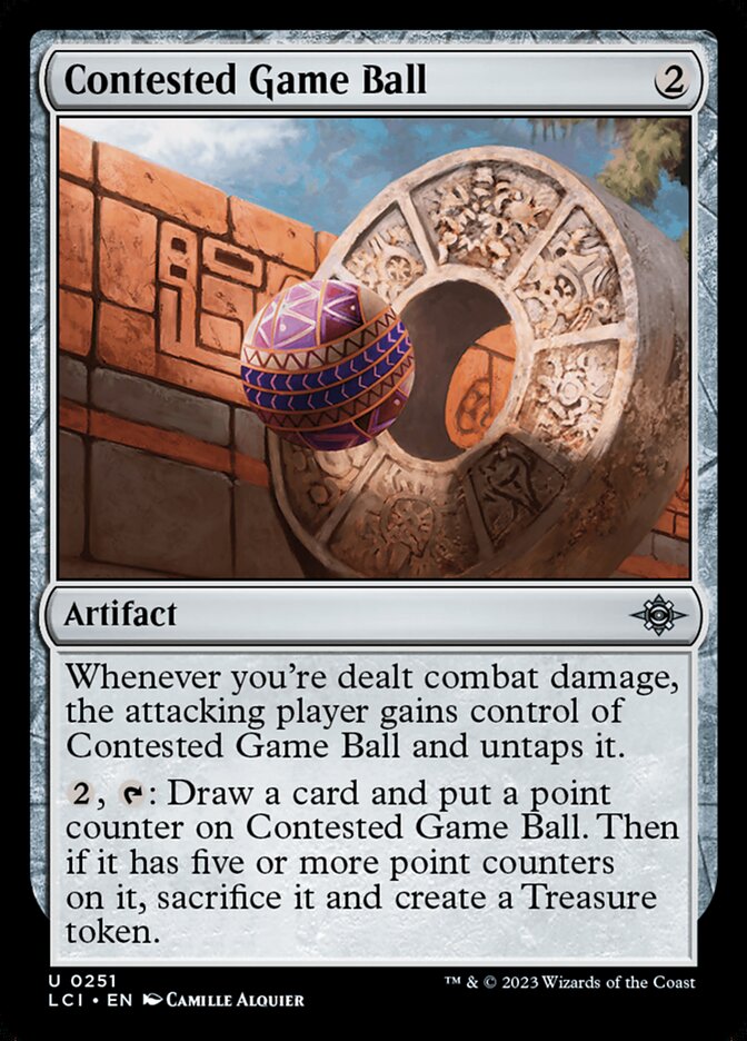 Contested Game Ball LCI-251 The Lost Caverns of Ixalan Magic card