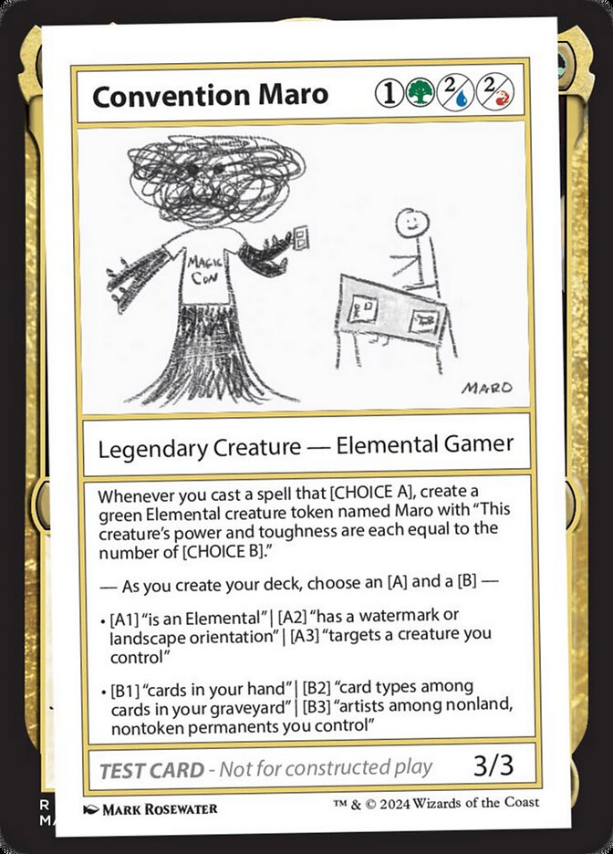 Convention Maro PF24-2 MagicFest 2024 Magic card