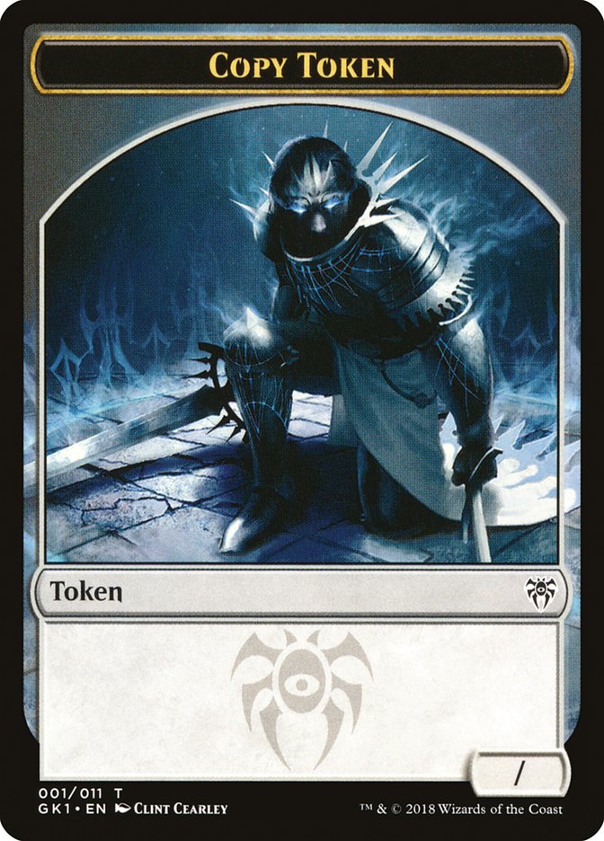 Copy // Horror TGK1-1 GRN Guild Kit Tokens Magic card