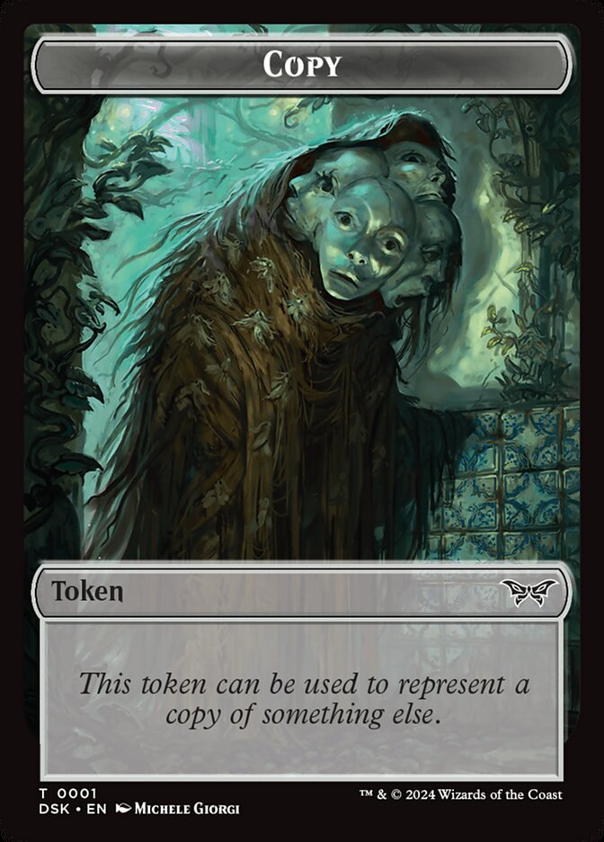 Copy TDSK-1 Duskmourn: House of Horror Tokens Magic card