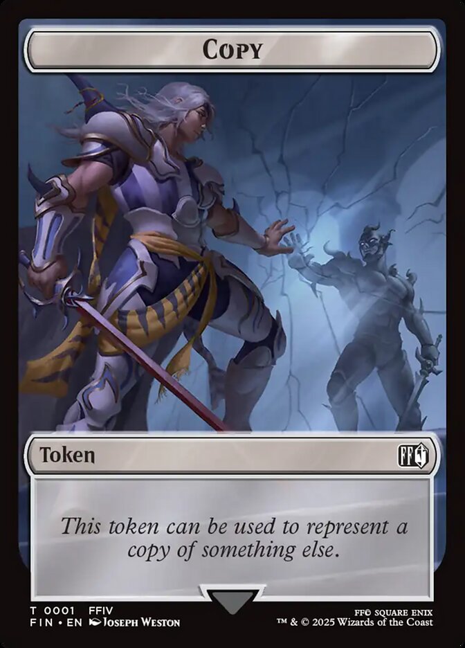 Copy TFIN-1 Final Fantasy Tokens Magic card